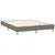 vidaXL Box spring postelja z vzmetnico LED temno siva 140x200 cm blago