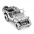METAL EARTH 3D sestavljanka Jeep Willys MB Overland (ICONX)