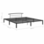 Okvir za krevet crni metalni 180 x 200 cm
