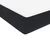 vidaXL Box spring postelja z vzmetnico črna 160x210 cm žamet