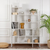 Hanah Home Polica za knjige Manco, 122x188x25.5 cm, Bela