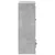 Visoka komoda siva betona 60x35,5x103,5 cm konstruiranog drva