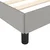 Vidaxl Posteljni okvir brez vzmetnice siv 120x190 cm blago