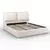 Bessagi Home Oblazinjena Postelja Perla, Bež, 180x200