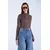 Trend Alacati Stili Ženska bluza Alc-X15155, Braon