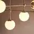 Endon 90842 - Luster na štapu 6xE14/7W/230V mesing/bela