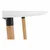 eoshop Barska miza, bela/hrast, premer 60 cm, IMAM