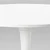 DOCKSTA / TOBIAS Sto i 4 stolice, bela bela/prozirno hromirano, 103 cm