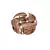 Hanah Home Set Stolova za dnevnu sobu Yin Yang 4 70, Braon