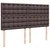 Vidaxl Box spring postelja z vzmetnico temno rjava 180x200 cm blago