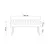 Hanah Home Trpezarijska klupa Vina 1070 110x50x40cm Bež-Zelena