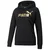 PUMA DUKS PUMA ESS+ METALLIC LOGO HOODIE FL ŽENE