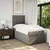 Vidaxl Box spring postelja z vzmetnico taupe 100x200 cm blago