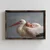 WallXpert uramljena MDF slika NAL177-70, beba spava na leđima rode, 50 x 70 cm