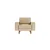 ATELIER DEL SOFA 1-Seat Sofa Sparrow 1 Sand Walnut