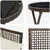 Vidaxl Vrtnik Bistro Set 3 szt. Rjava poli ratan