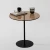 Hanah home Klub sto Chill 50x50x50cm Crno-Bronzi