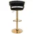 EH Barski stol Tresso Gold Black Velvet