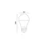 LED sijalica E27/8,5W/230V 3000K