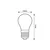RABALUX LED vlakno filament providno
