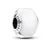 PANDORA steklena perla 793118C00, bela