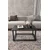 Hanah Home Klub sto Hole Rect, 70x38x42 cm, Crni