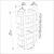 Hanah Home Polica za knjige Reina, 80x150x29.5 cm, Orah-bela