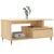 shumee Klubska mizica sonoma hrast 90x49x45 cm konstruiran les