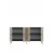 Hanah Home komoda Ilay 150, 150 cm, antracit / travertin / srebrna