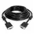 E-GREEN Kabl VGA D-sub M/M 15 m HQ feritno jezgro crni