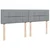 Vidaxl Box spring postelja z vzmetnico svetlo siva 200x200 cm blago