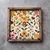 Aberto Design Poslužavnik REF060 35 x 35 x 4 cm, Šareni