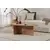 Nordure Klub sto Orba, 120x40x65 cm, Braon
