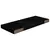 Plutajuća zidna polica visoki sjaj crna 60 x 23,5 x 3,8 cm MDF