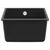 Umivaonik Crna 370 x 460 mm 80% kvarc i 20% smola