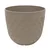 Saksija Scallop36cm tamno krem