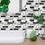 Netscroll 3D stenske nalepke z izgledom marmorja (10 kosov), StickMarble