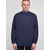 Oversized two-tone sweater navy navy