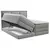 MID.YOU POSTELJA BOXSPRING 200 cm  x 220 cm , tekstil rjavosiva