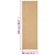 vidaXL Preproga naravni sisal 80x250 cm