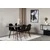 Venture Design Set 2 jedilnih stolov Polar 53x88x46 cm črna in rjava