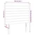 Vidaxl Vzglavje postelje temno modro 100x5x118/128 cm žametno