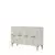 HANAH HOME Komoda Ida 120 White Travertine Gold