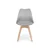 MODERNHOME Trpezarijske stolice set 4 kom Filipo light grey 2