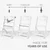 Kikka Boo Drvena hranilica Nordy 2in1 White