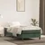 Vidaxl Box spring postelja z vzmetnico temno zelena 90x200 cm žamet