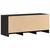 TV ormarić s LED svjetlima crni 97x34x40 cm konstruirano drvo