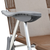 vidaXL Zložljiv kamping stol z naslonom za noge 2 kosa rjav tekstilen