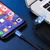 shumee Kabel USB - USB-C QC 3.0 3A 1m siv