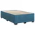 Vidaxl Box spring postelja z vzmetnico modra 120x200 cm žamet